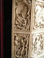 Paris, Sainte Chapelle (haute), Porche royal, L'Arche de Noe, Adam & Eve punis